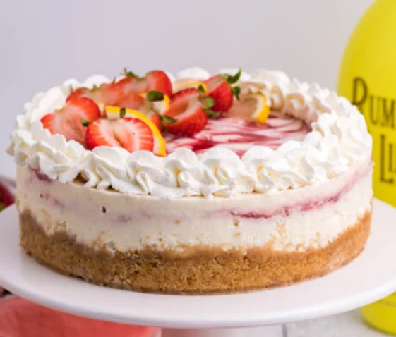Strawberry Lemonade Cheesecake
