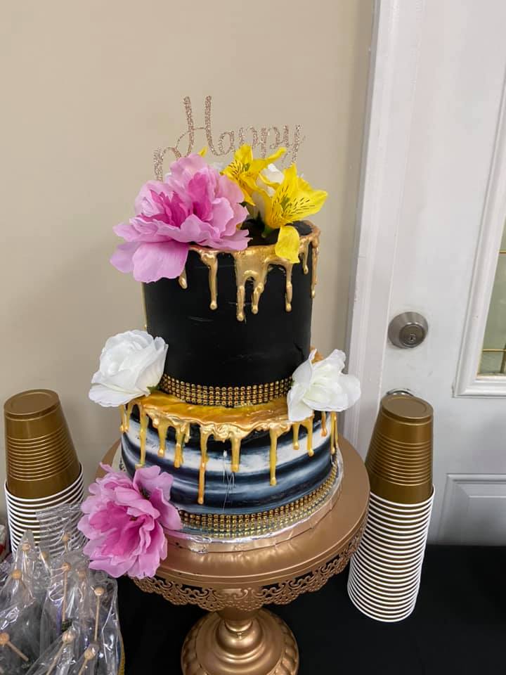 Two-Tier Custom Cake