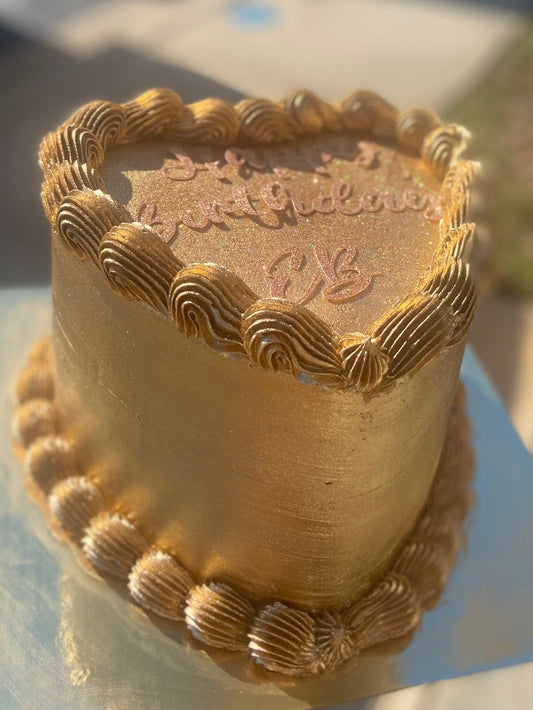 Heart Shaped Custom 2-Layered Cake