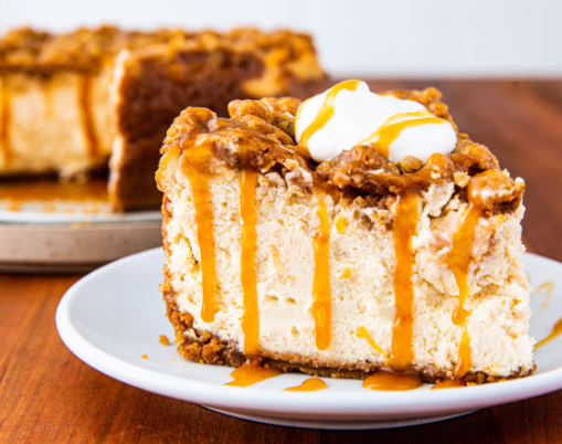 Apple Streusel Cheesecake