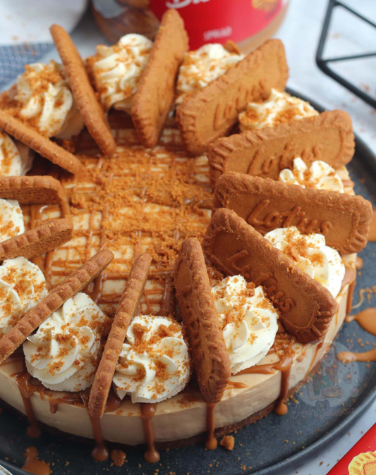 Biscoff Cookie Butter Cheesecake