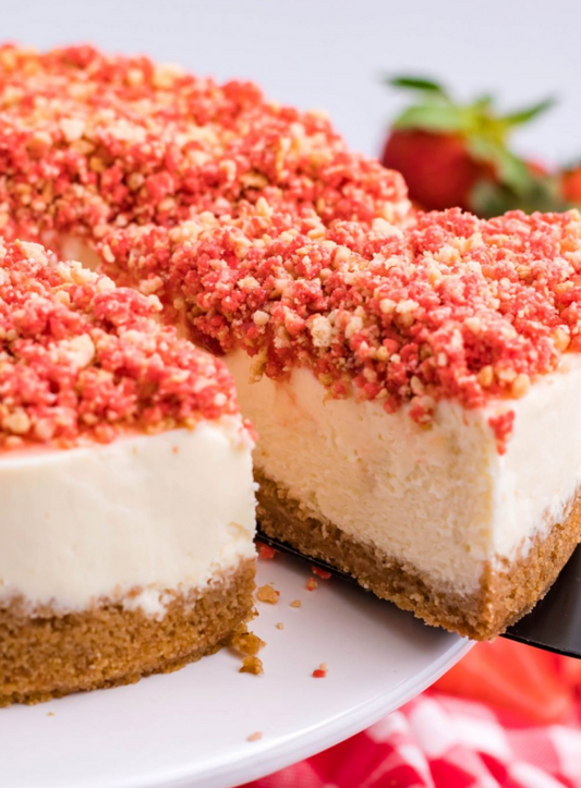 Strawberry Crunch Cheesecake
