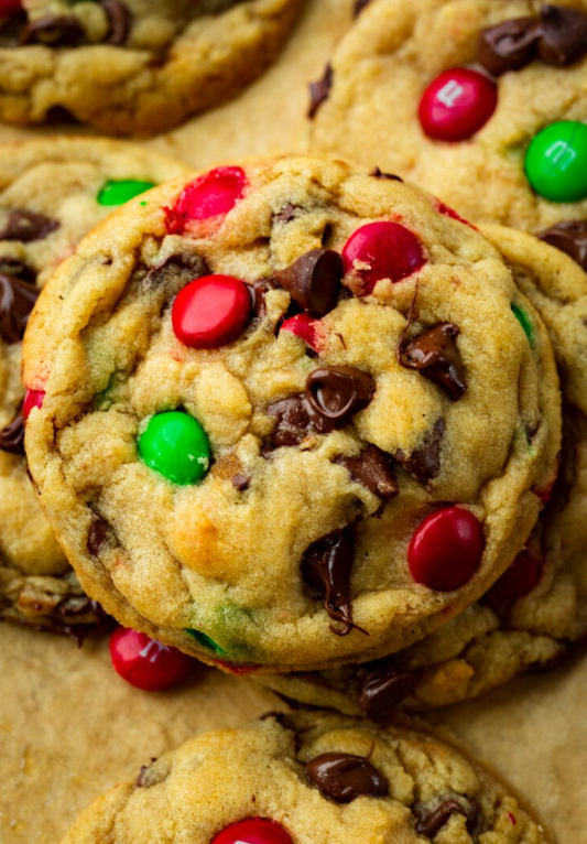 M&M's Chocolate Chip Cookies