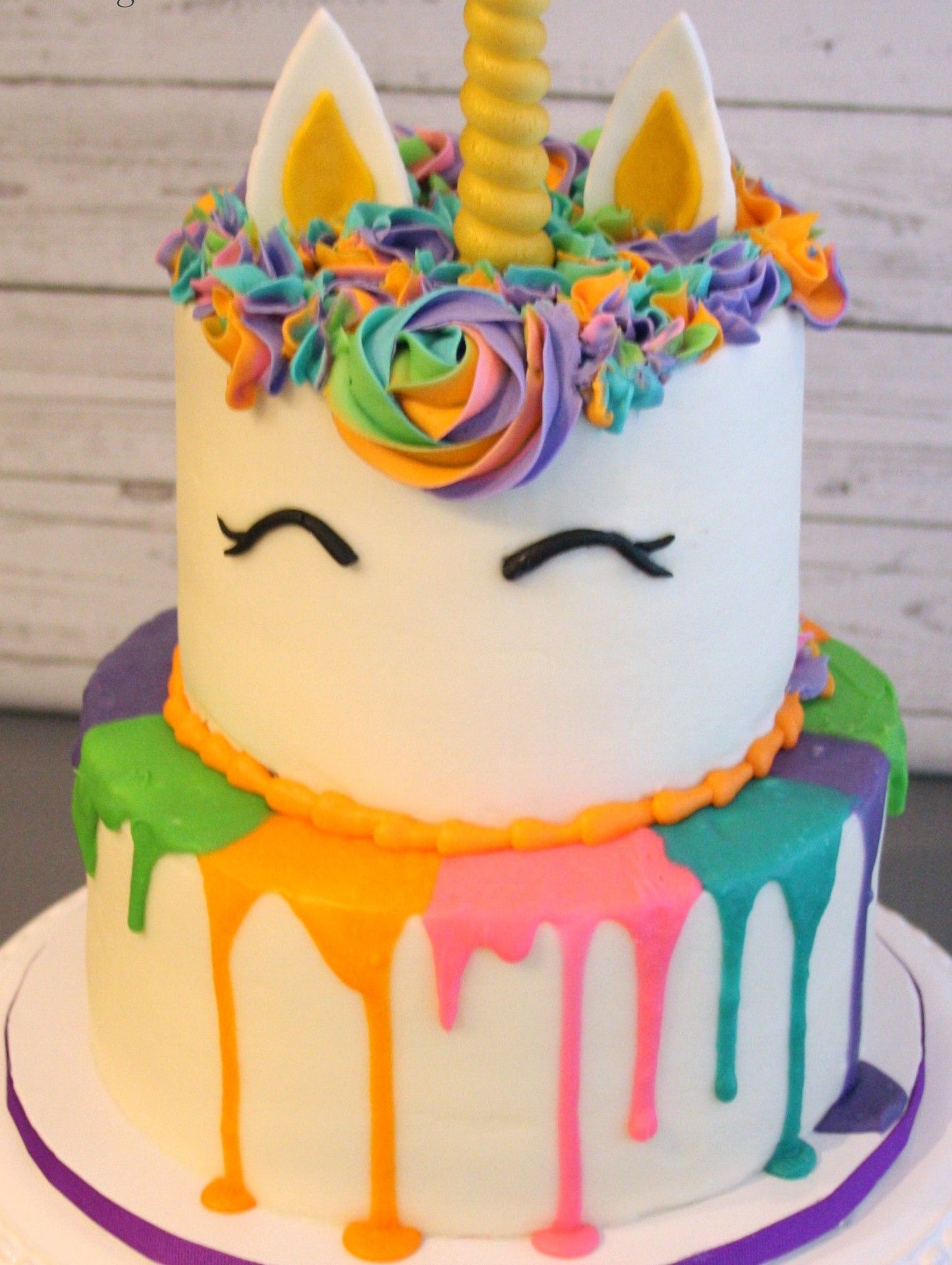 Two-Tier Custom Cake