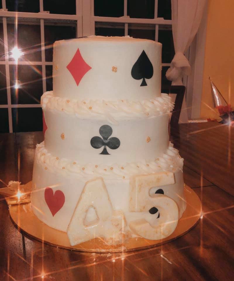 Three-Tier Custom Cake