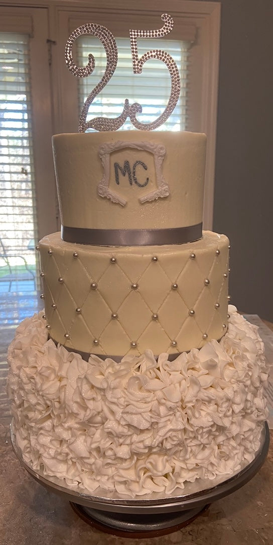 Three-Tier Custom Cake